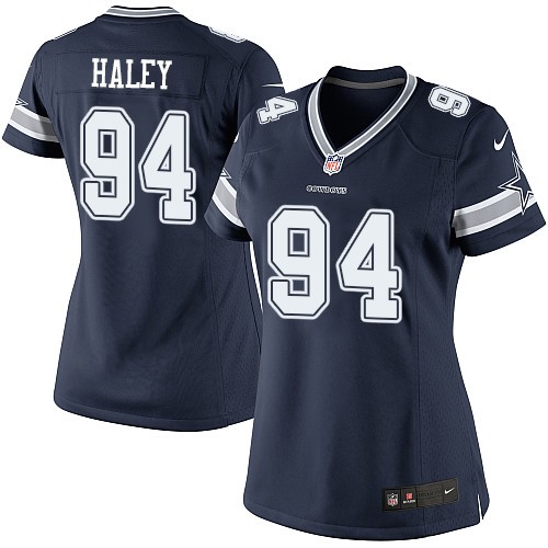 Women's Elite Charles Haley Nike Jersey Navy Blue Home - #94 NFL Dallas Cowboys